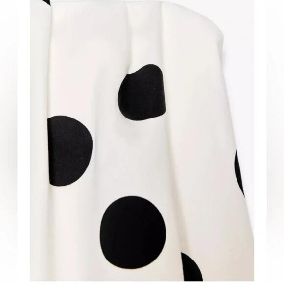 ZARA POLKA DOT STRAPLESS ТОР - Picture 6 of 6